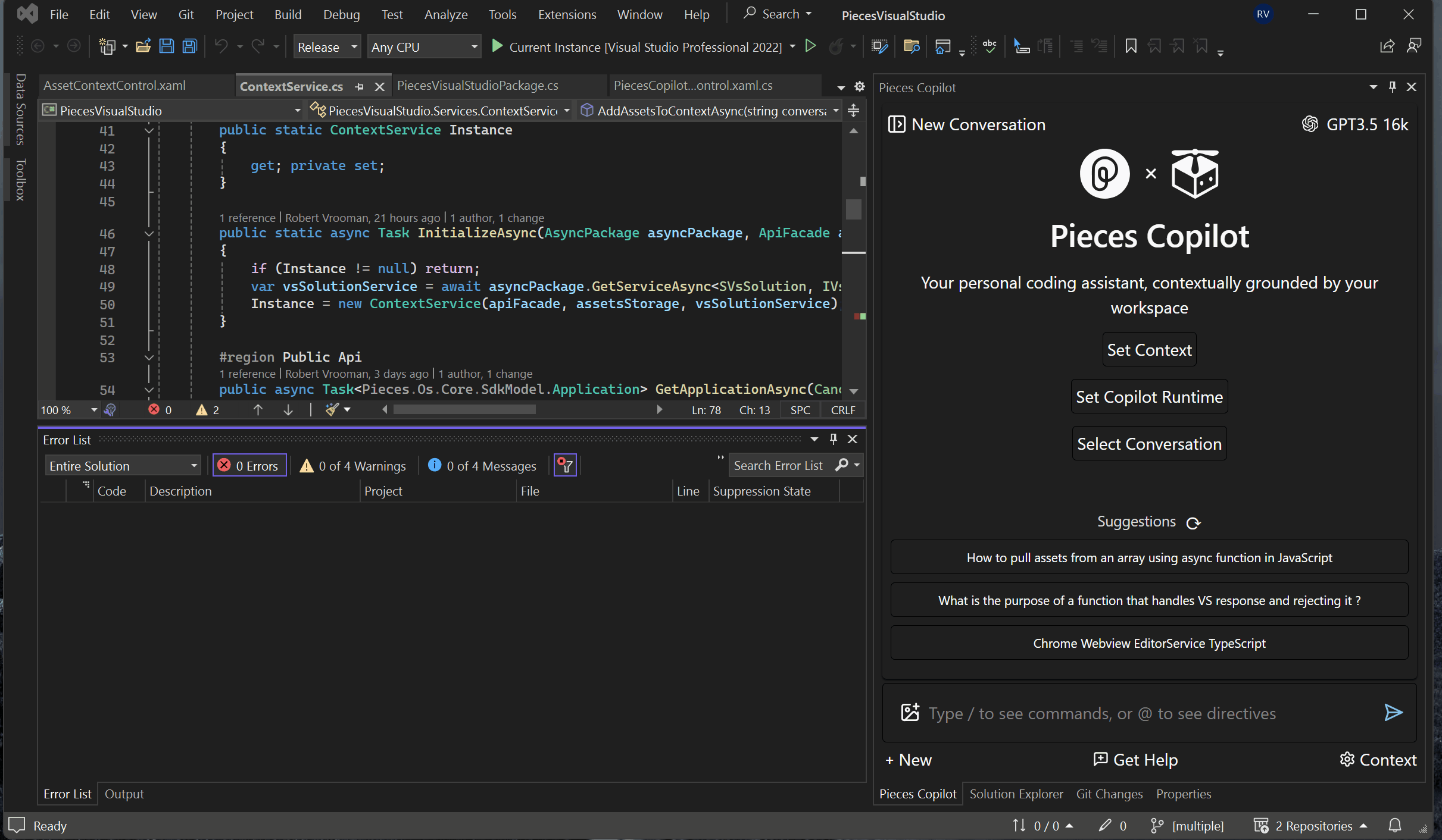 Pieces For Visual Studio Visual Studio Marketplace Pieces for visual studio visual studio marketplace